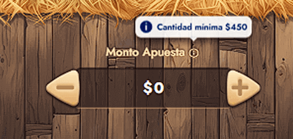 Define el monto de tu apuesta Define el monto de tu apuesta